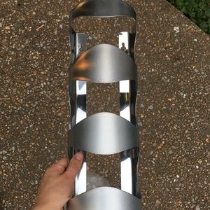 IKEA Silver Metal Wine Rack BRAND NEW